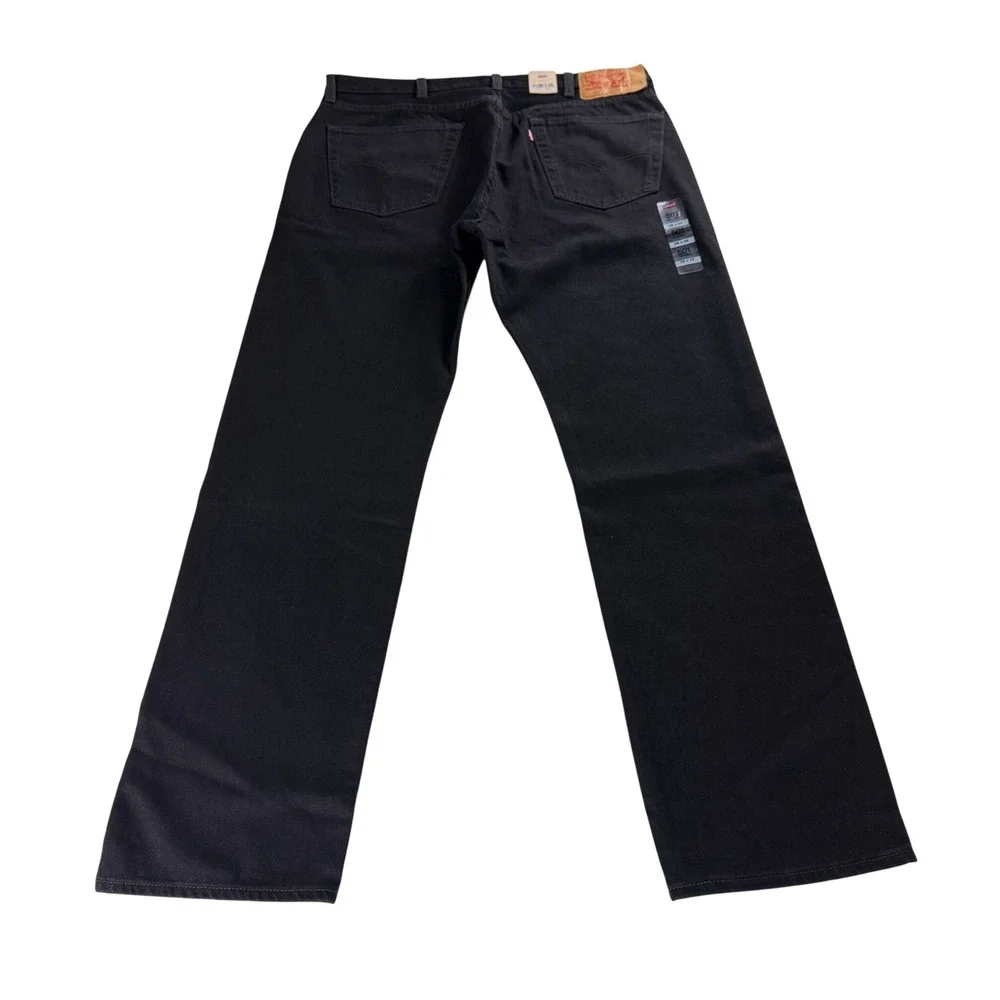 Levi's‎ 501 Original Jeans Mens 38x32 Black Button Fly Straight Leg NWT